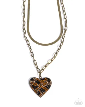 Cheetah Class - Brass Necklace