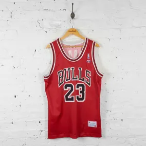 Chicago Bulls 23 Jordan Champion Basketball Vest Jersey - Red - XL