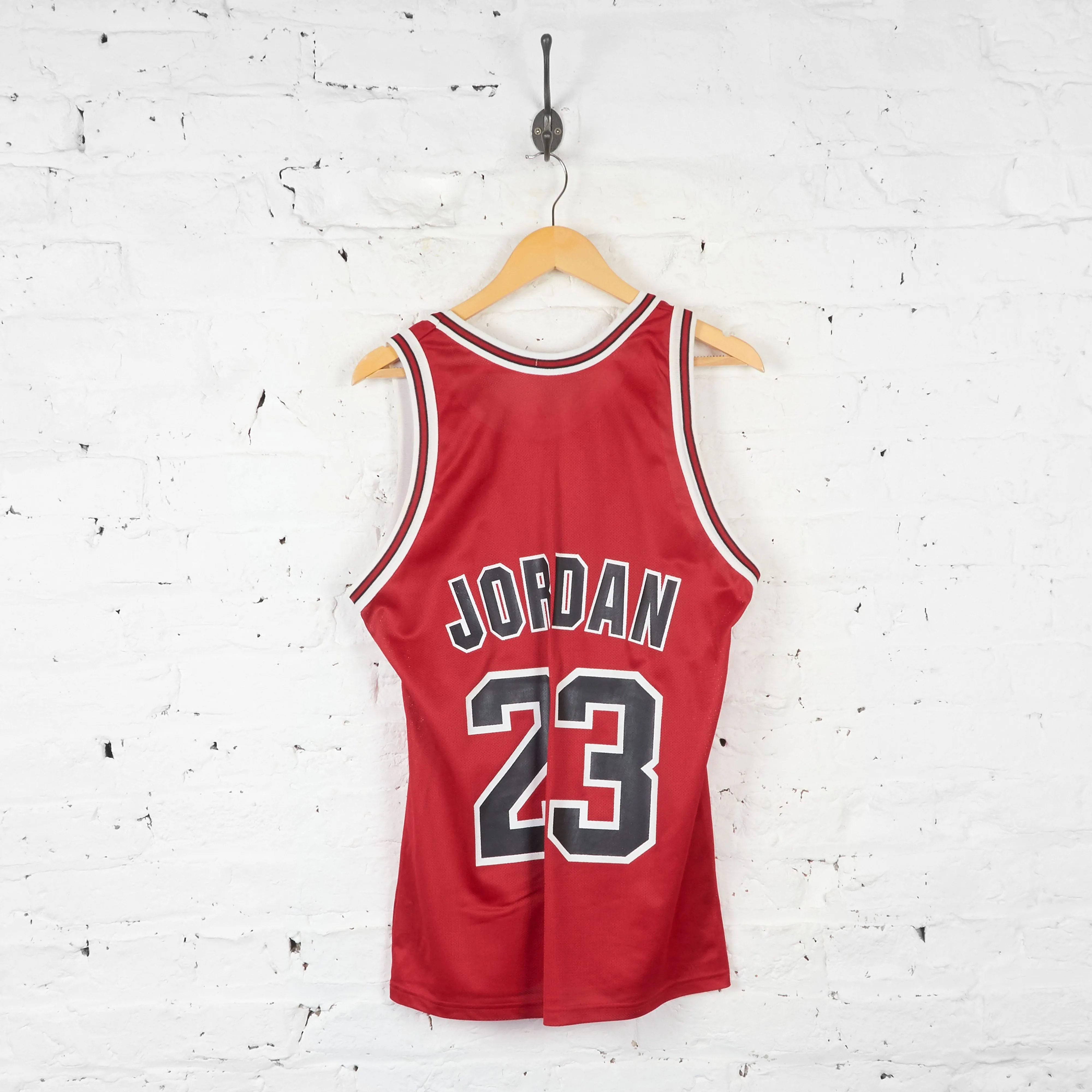 Chicago Bulls Champion Jordan Basketball Jersey - Red - M
