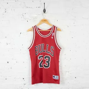 Chicago Bulls Champion Jordan Basketball Jersey - Red - M
