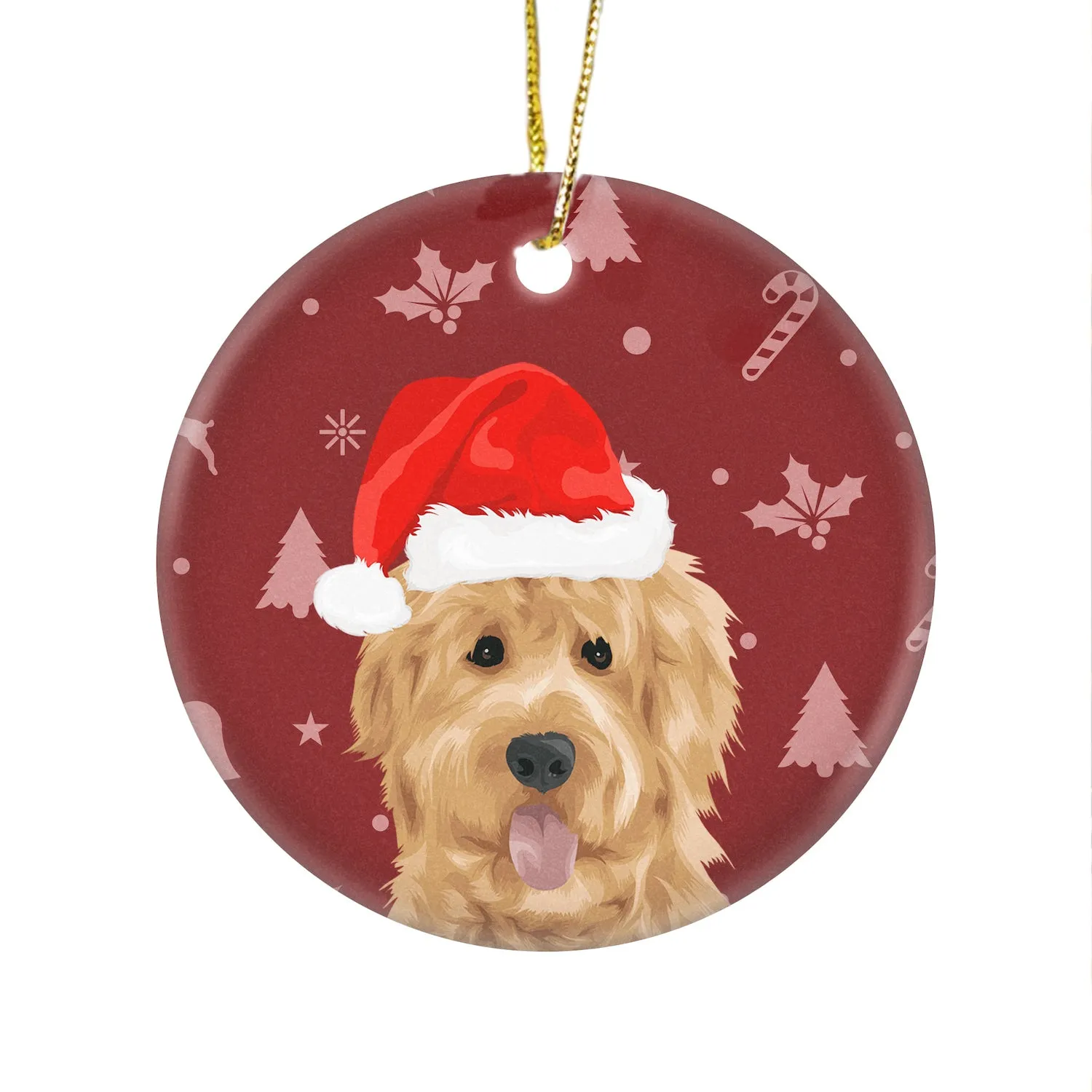 Christmas Pattern Ornament - Custom Christmas Gifts