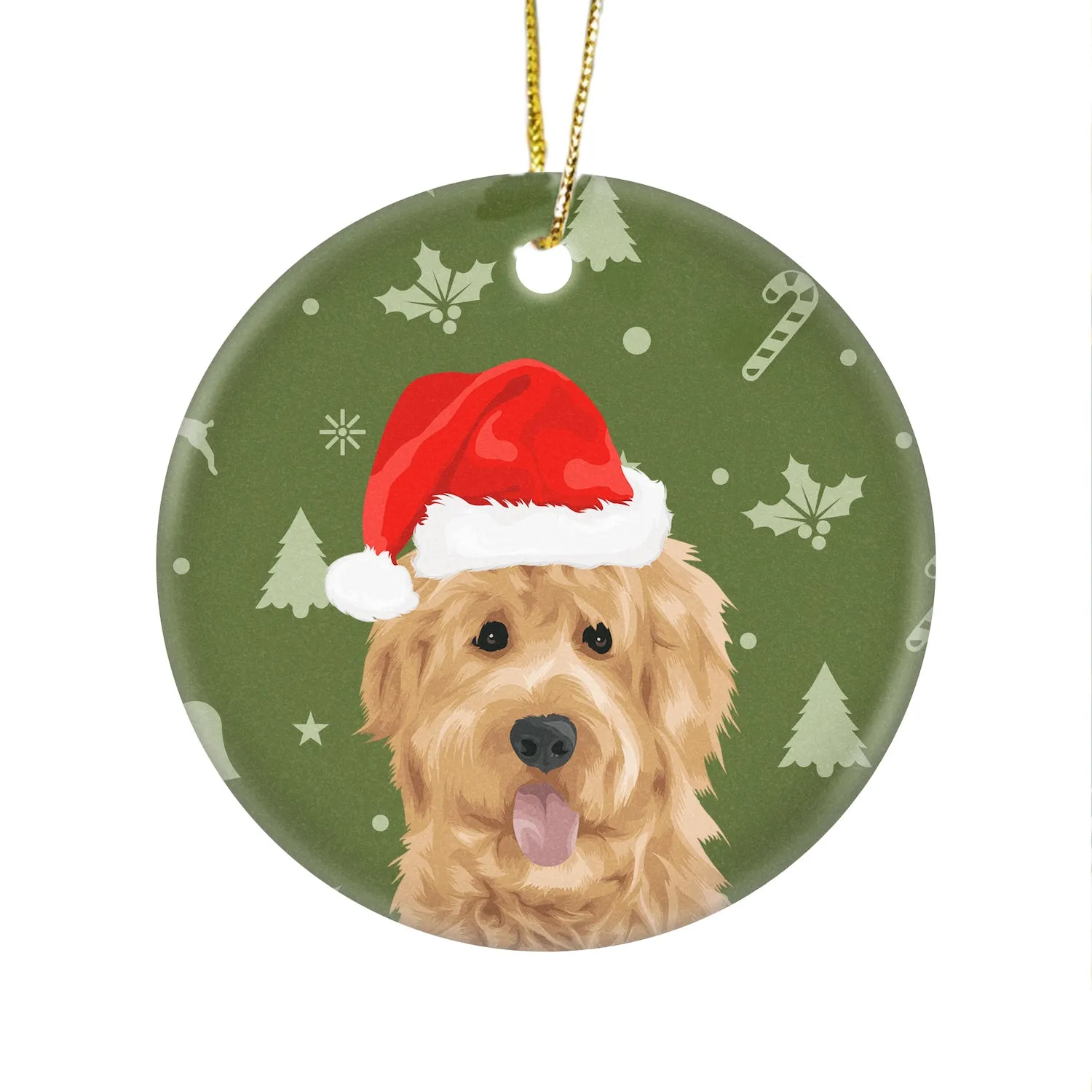 Christmas Pattern Ornament - Custom Christmas Gifts