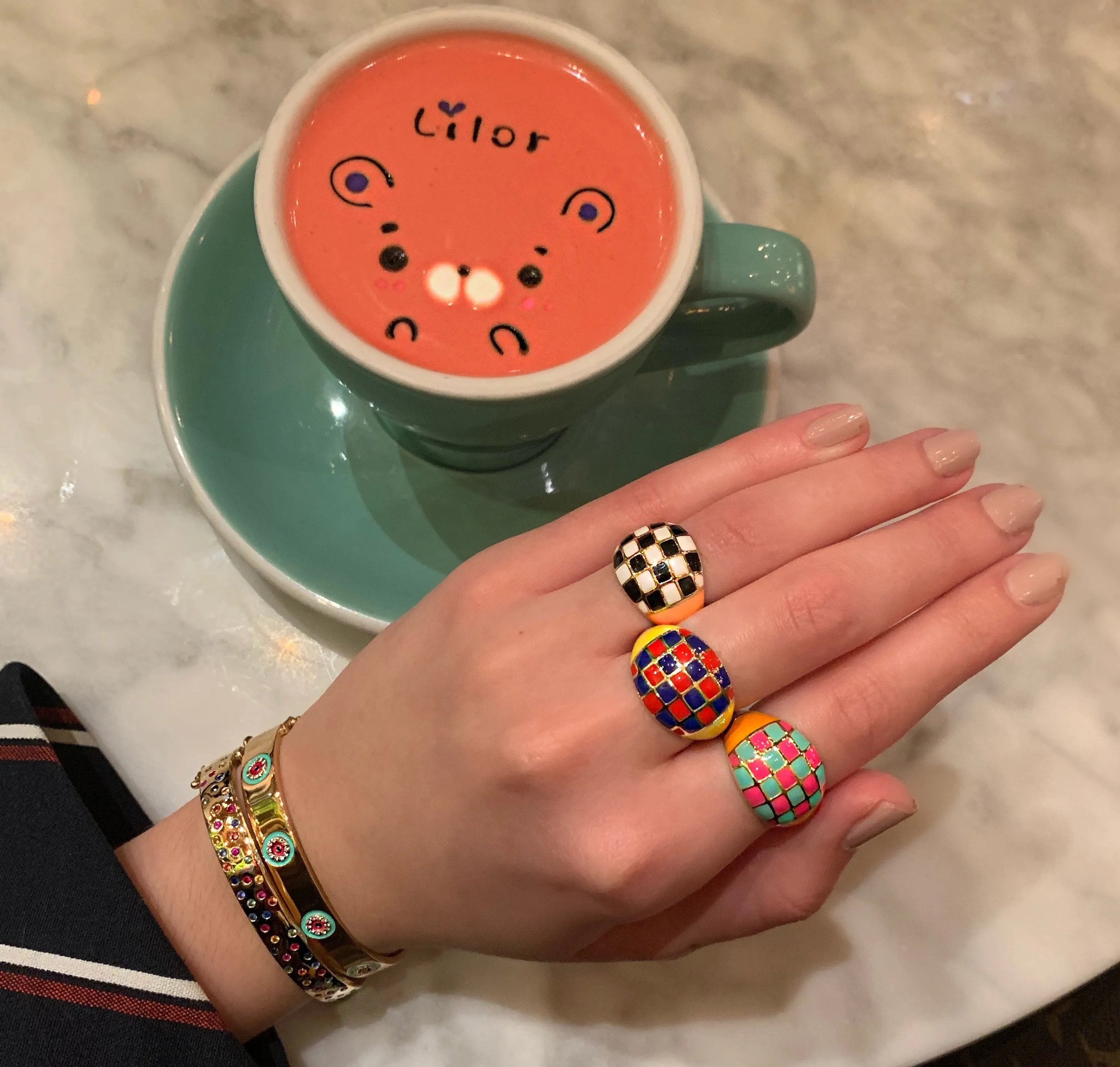 Circus et Panem Black/White Ring