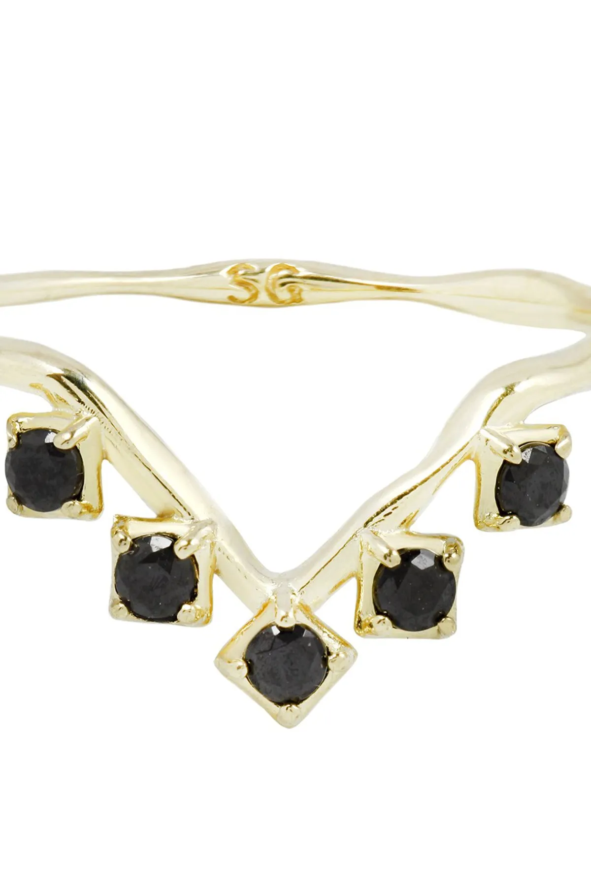 Cleo Ring Black Spinel