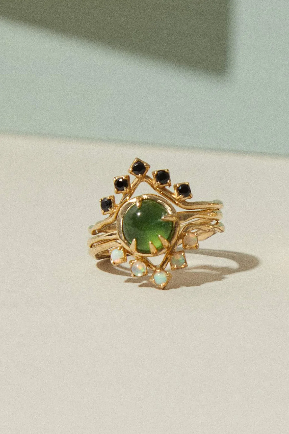Cleo Ring Black Spinel