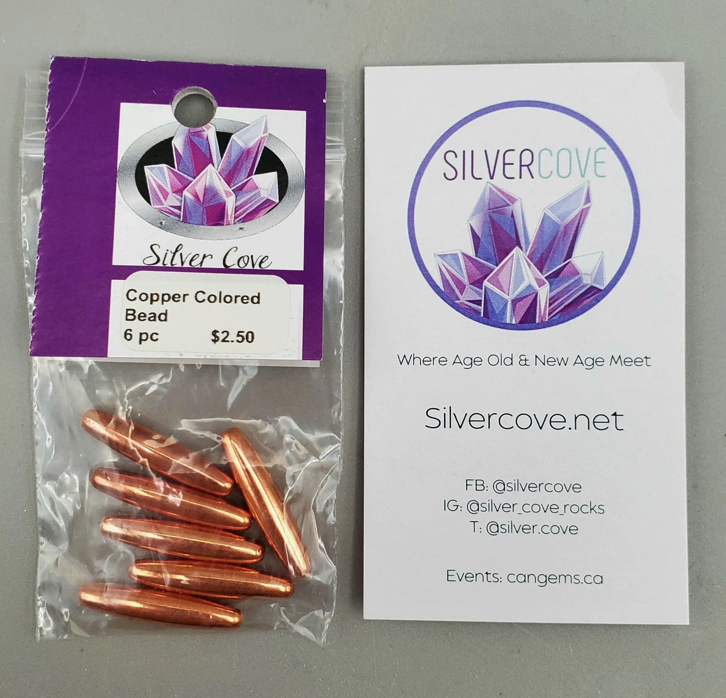 Copper Colored Spacer Bead (jewelry making)