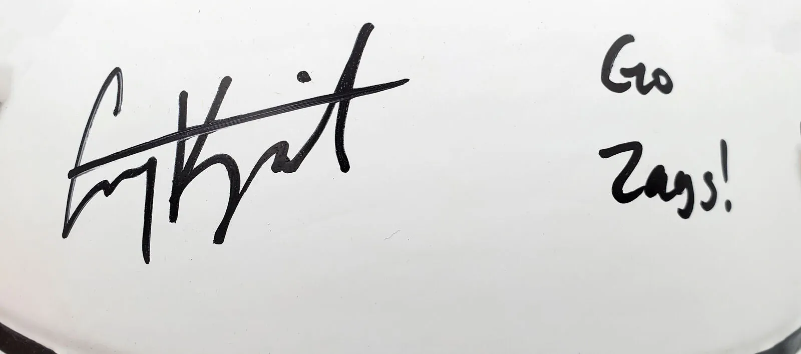 COREY KISPERT AUTO GONZAGA BULLDOGS LOGO BASKETBALL GO ZAGS! MCS HOLO 194802