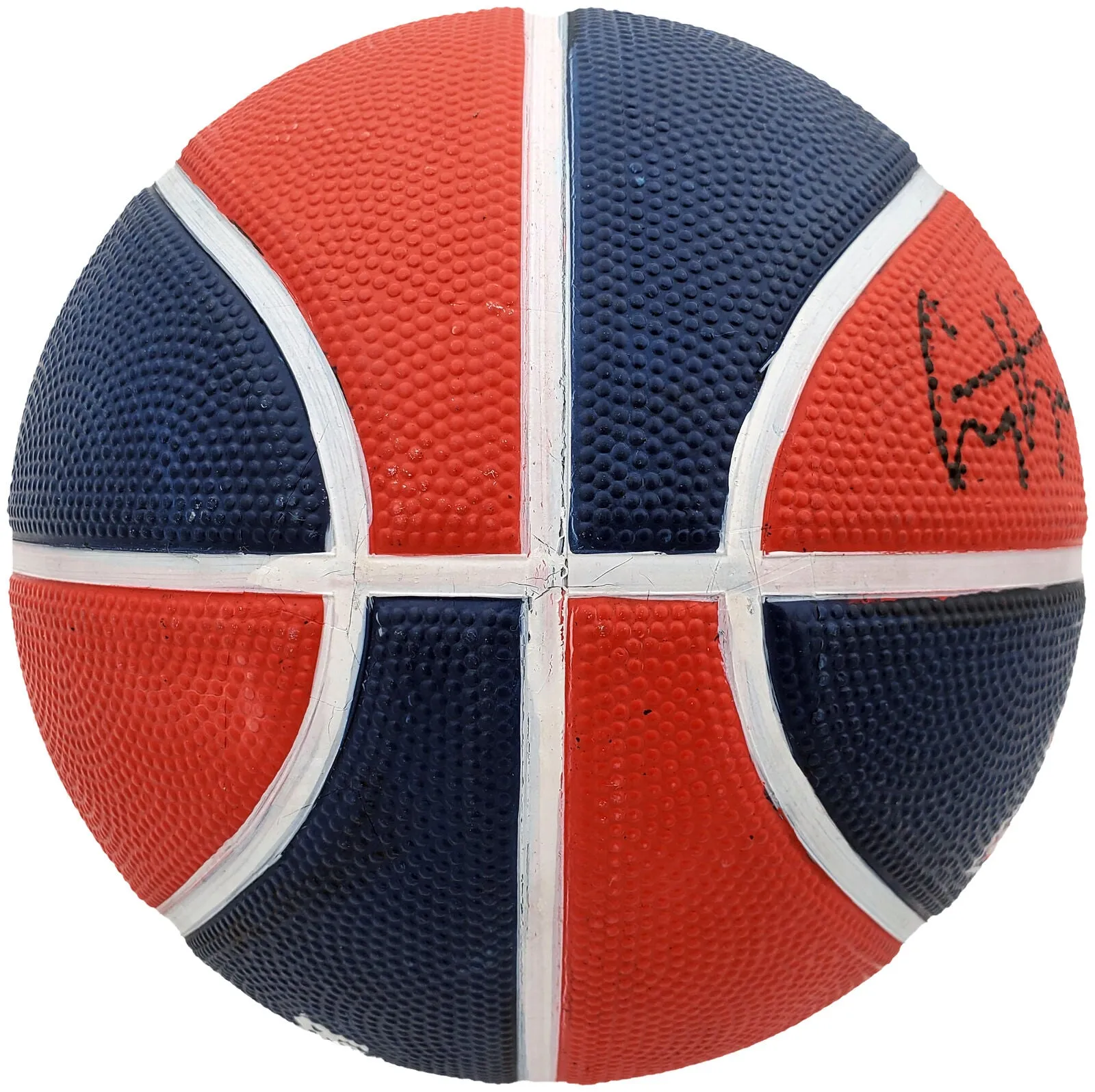COREY KISPERT AUTO GONZAGA BULLDOGS LOGO RUBBER BASKETBALL MCS HOLO 194799