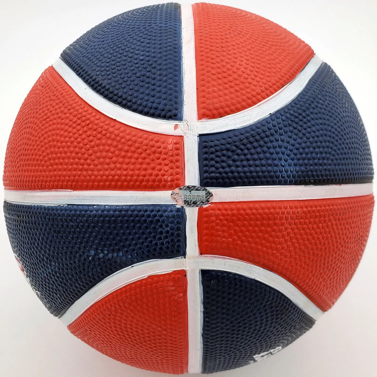 COREY KISPERT AUTO GONZAGA BULLDOGS LOGO RUBBER BASKETBALL MCS HOLO 194799