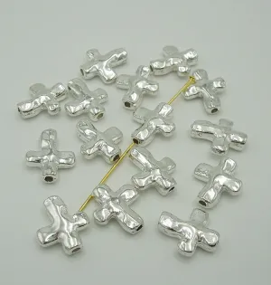 Cross Bead Charm Pendants