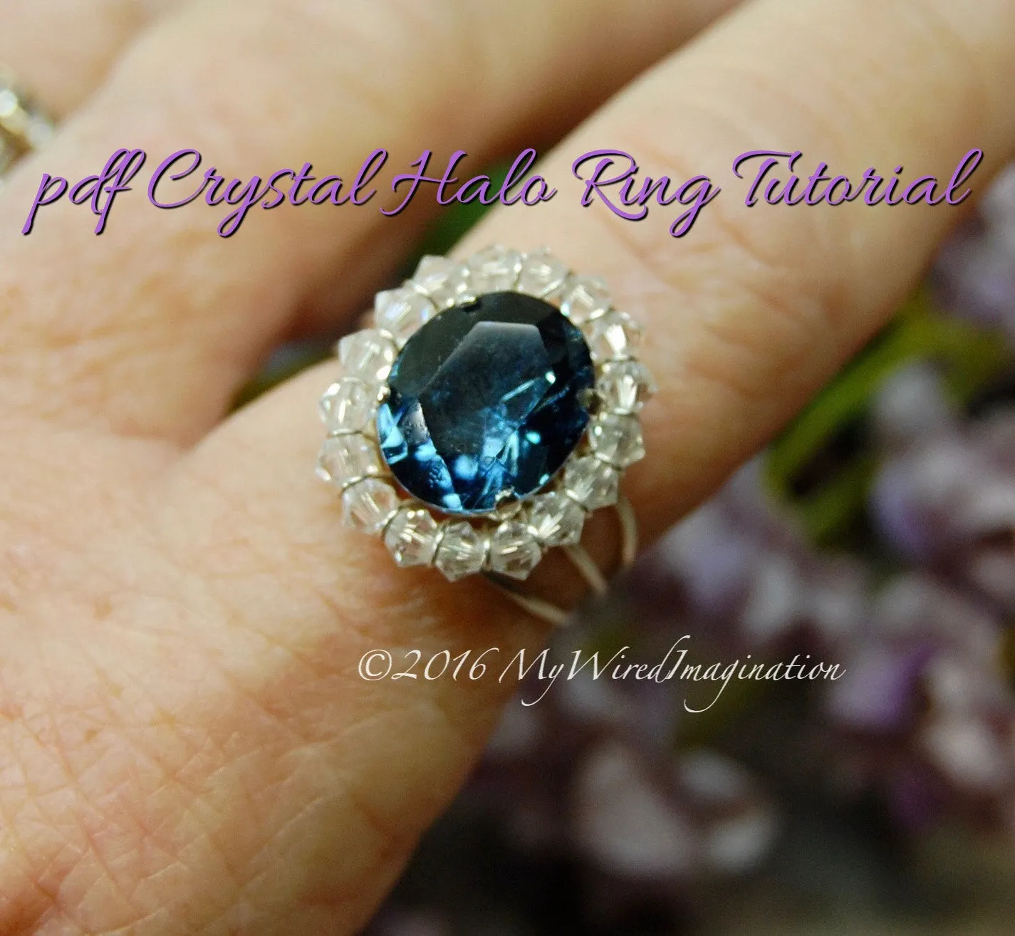 Crystal Halo Ring Tutorial, Beginner Wire Wrap Ring Tutorial