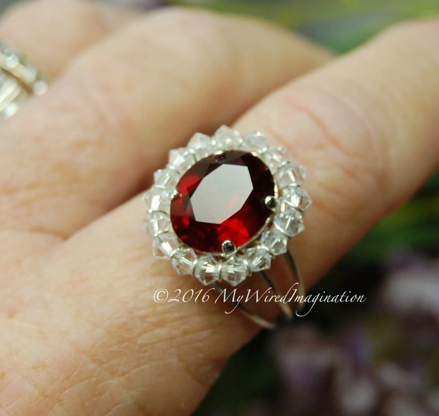 Crystal Halo Ring Tutorial, Beginner Wire Wrap Ring Tutorial