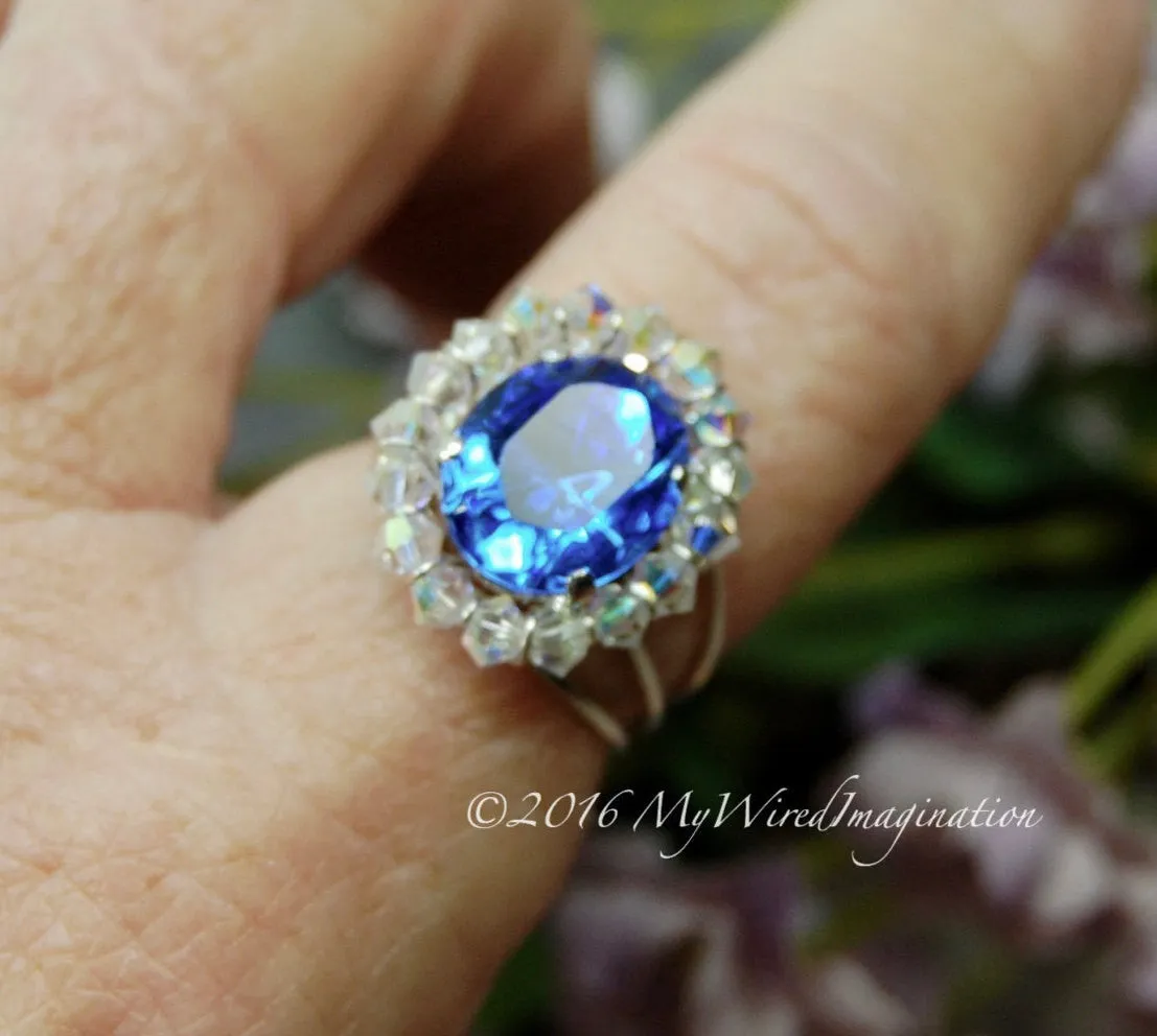 Crystal Halo Ring Tutorial, Beginner Wire Wrap Ring Tutorial