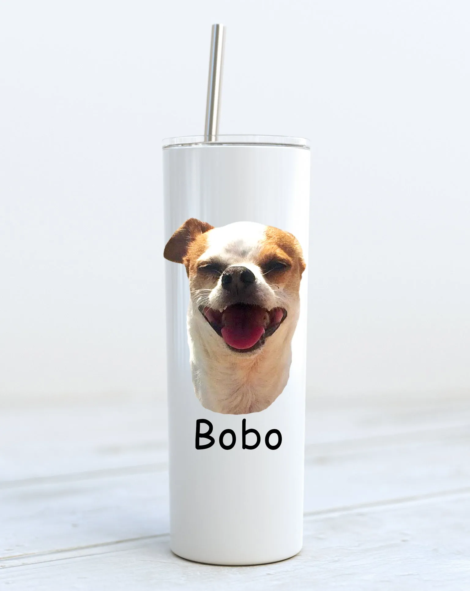 Custom Dog Face Tumbler