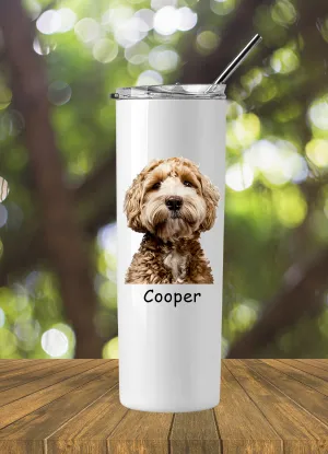 Custom Dog Face Tumbler