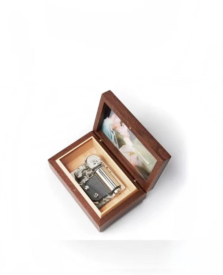 Customized 30 Note First Love Wooden/Glass Music Box