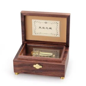 Customized 30 Note First Love Wooden/Glass Music Box