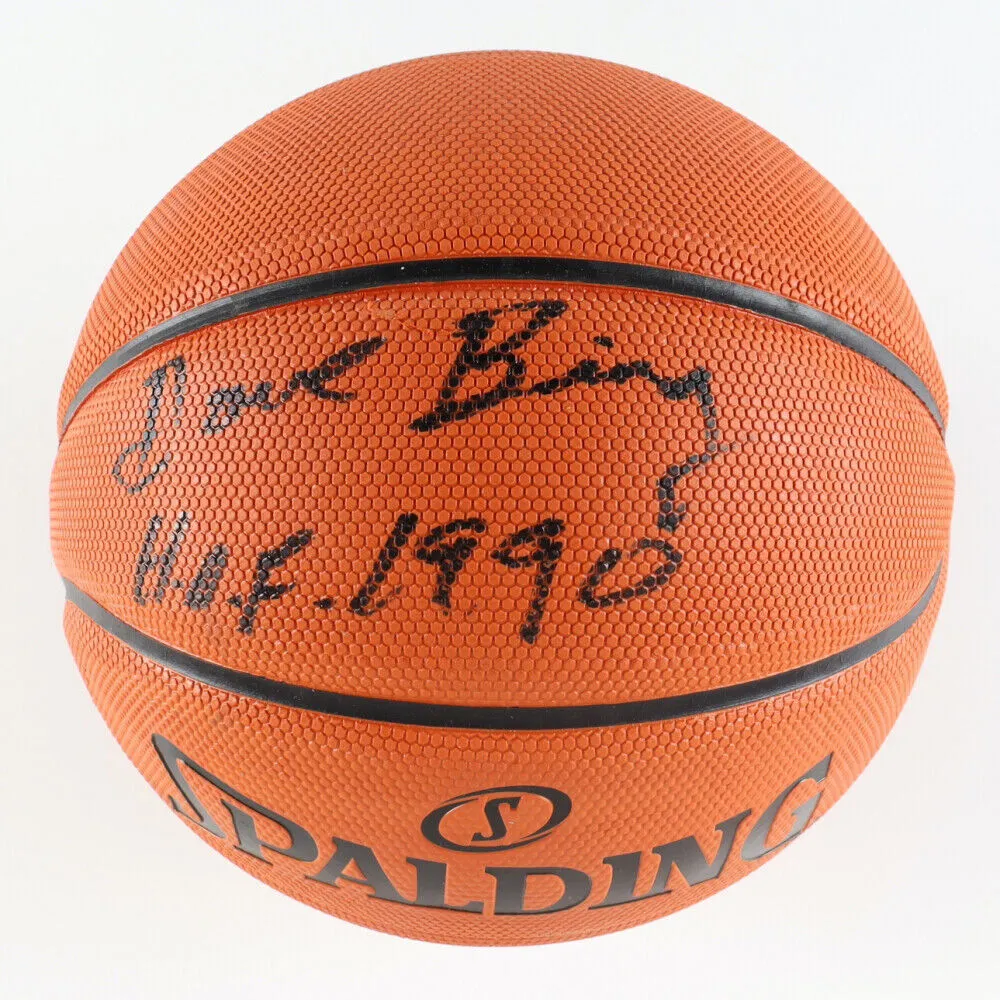 Dave Bing Signed NBA Basketball Inscrbd "H.O.F. 1990" (Schwartz) Detroit Pistons