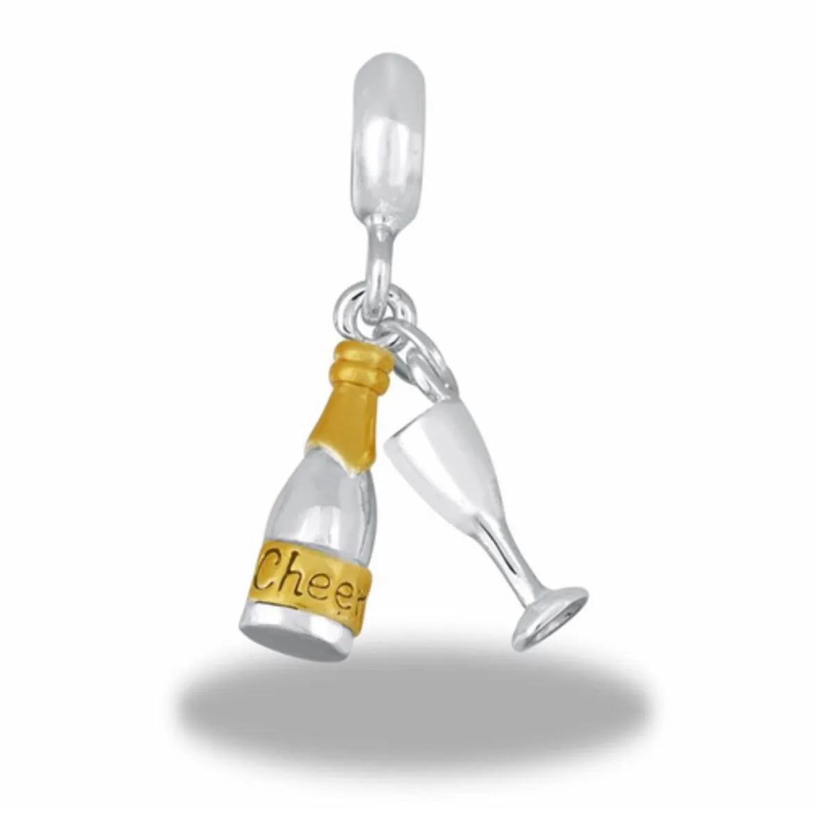 DaVinci Beads Champagne Dangle Bead DB95-12 Interchangeable Jewelry Supplies Beading Gift