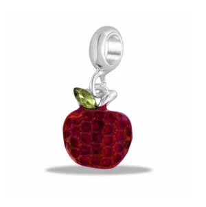 DaVinci Beads Dangle Apple CZ Bead DB92-11 Interchangeable Jewelry Supplies Beading Gift