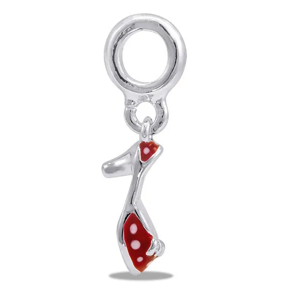 DaVinci Beads Dangle Ladies Red Shoe Bead DB94-1 Interchangeable Jewelry Supplies Beading Gift