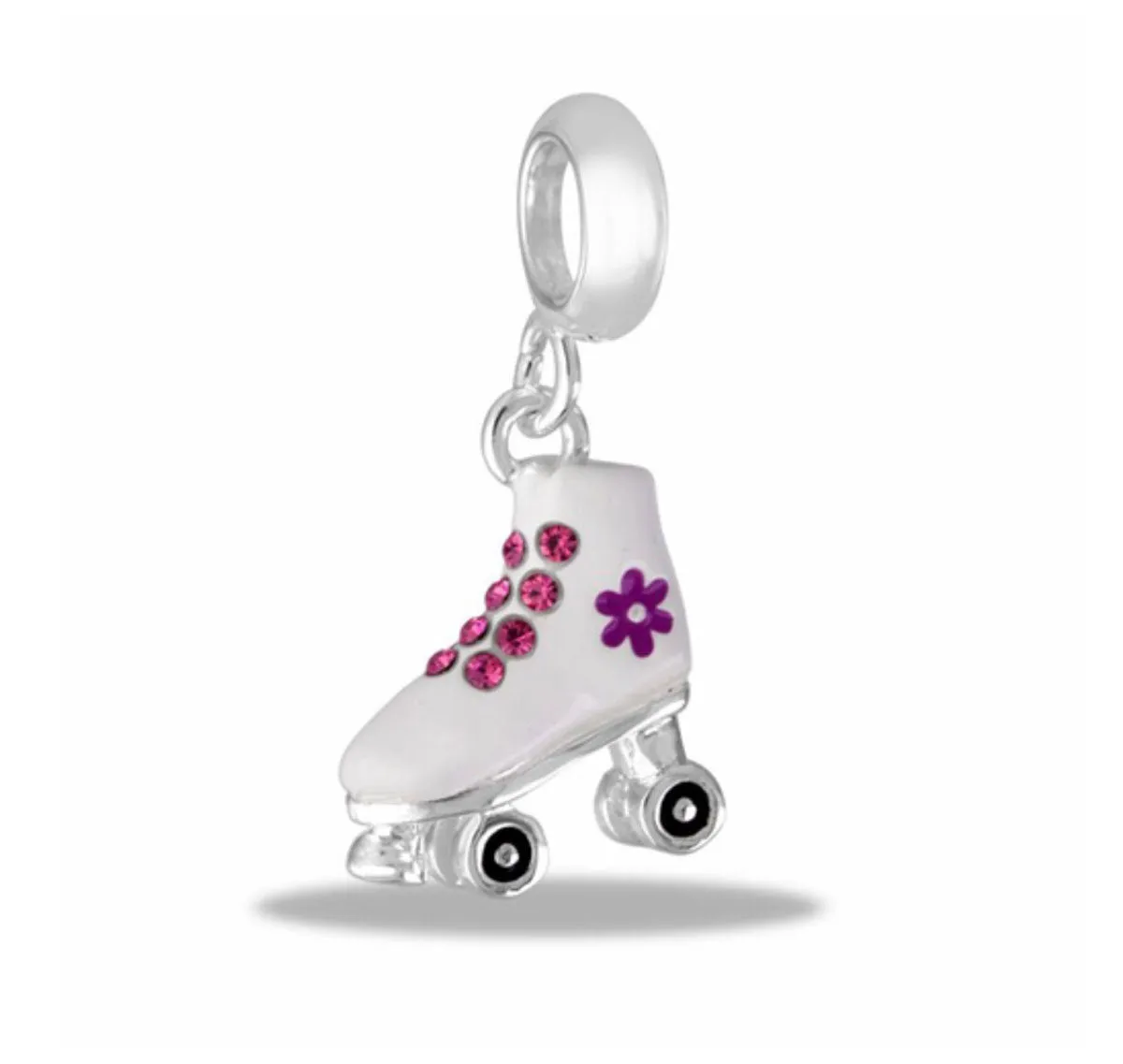 DaVinci Beads Dangle Rollerskate Bead DB81-15 Interchangeable Jewelry Supplies Beading Gift