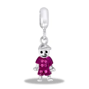 DaVinci Beads October Dangle Pink Boy Bead DB44-10 Interchangeable Jewelry Supplies Beading Gift