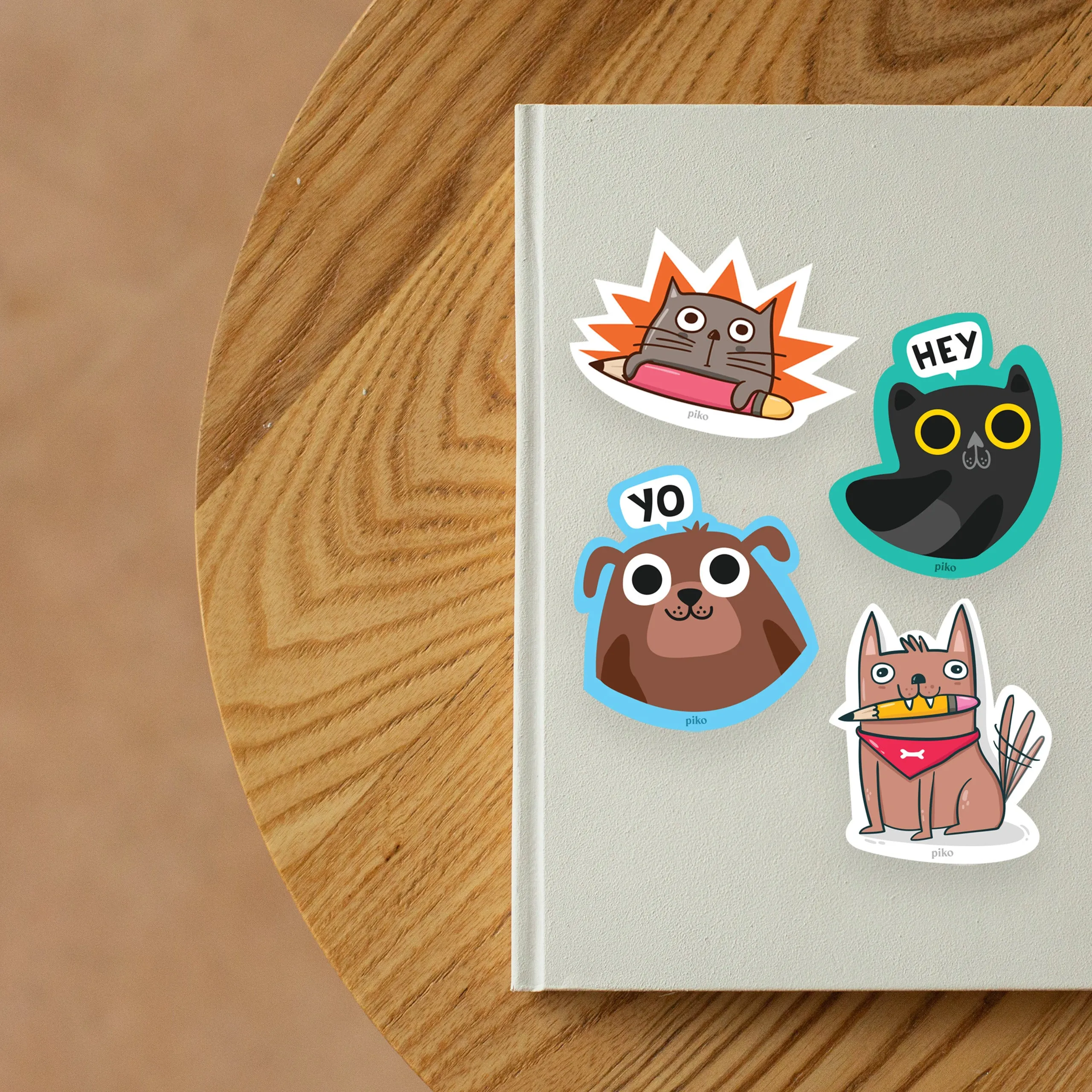 Decal Stickers / Pet Love - Set of 4