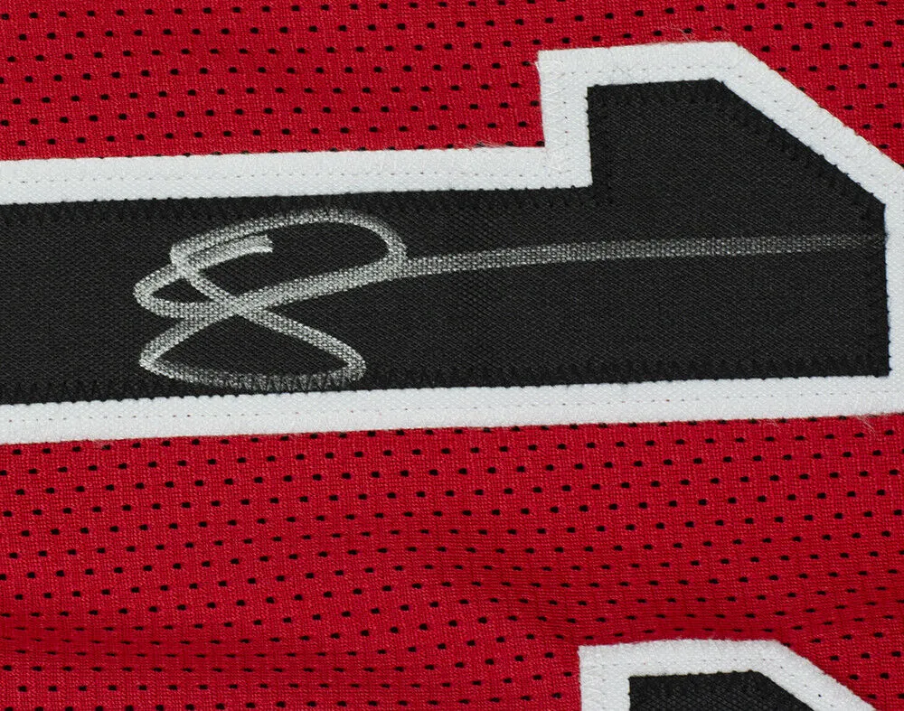 DeMar DeRozan Signed Custom Red Basketball Jersey BAS