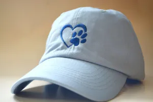Dog Paw Heart Hat
