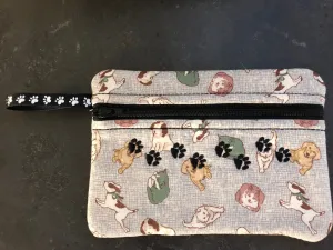 Dog Paws Small Embroidered Bag | stitchywoman.net