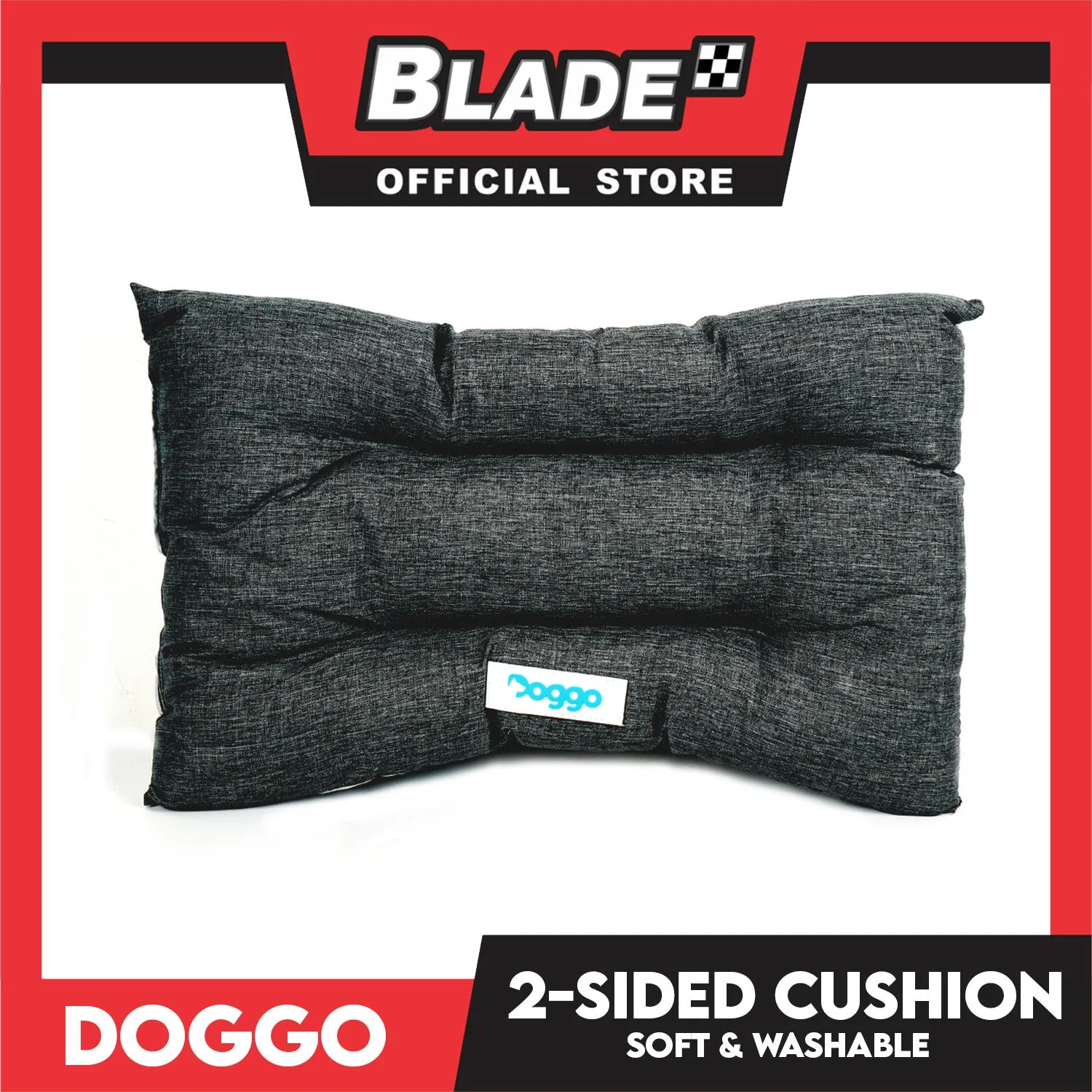 Doggo 2-Sided Cushion Bed (Large) Dog Bed Sleeping Calming Bed
