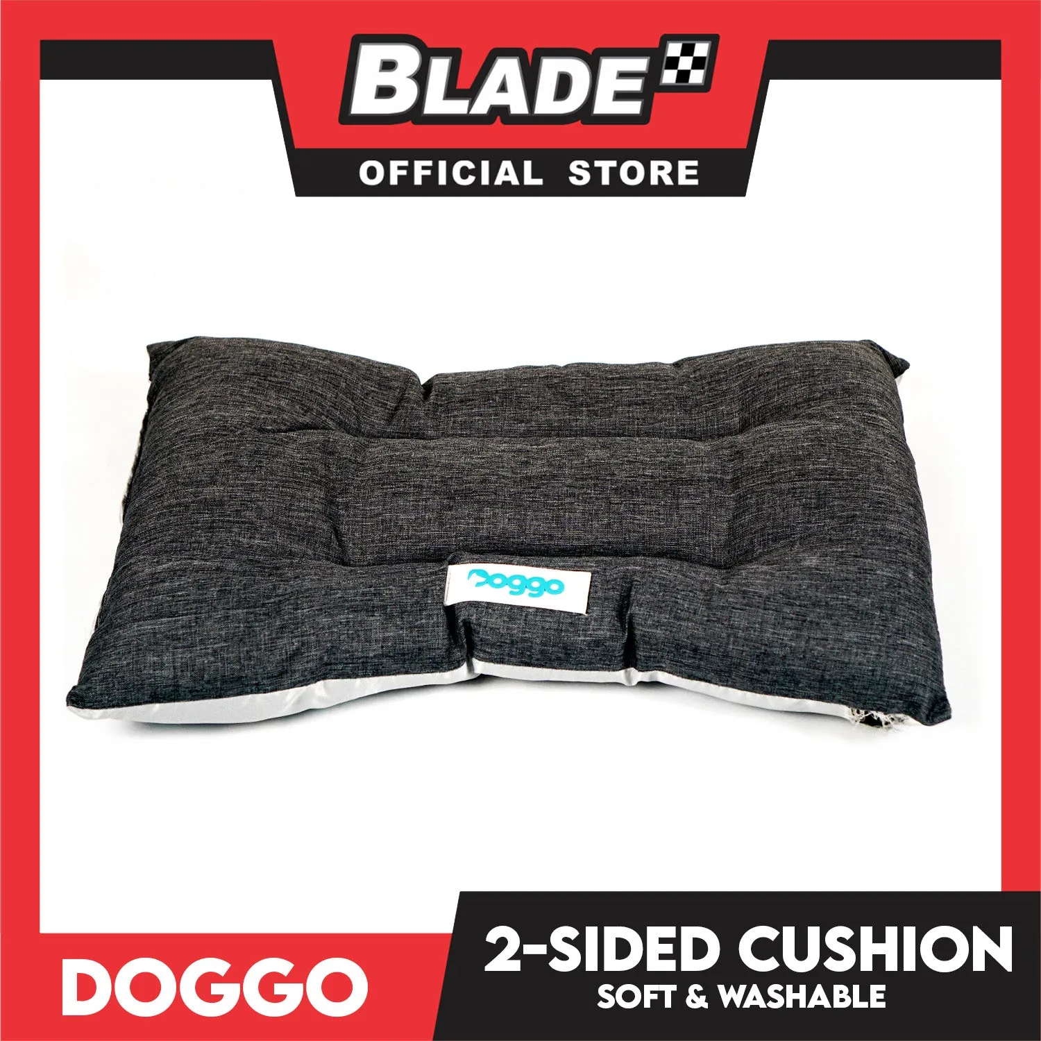 Doggo 2-Sided Cushion Bed (Large) Dog Bed Sleeping Calming Bed