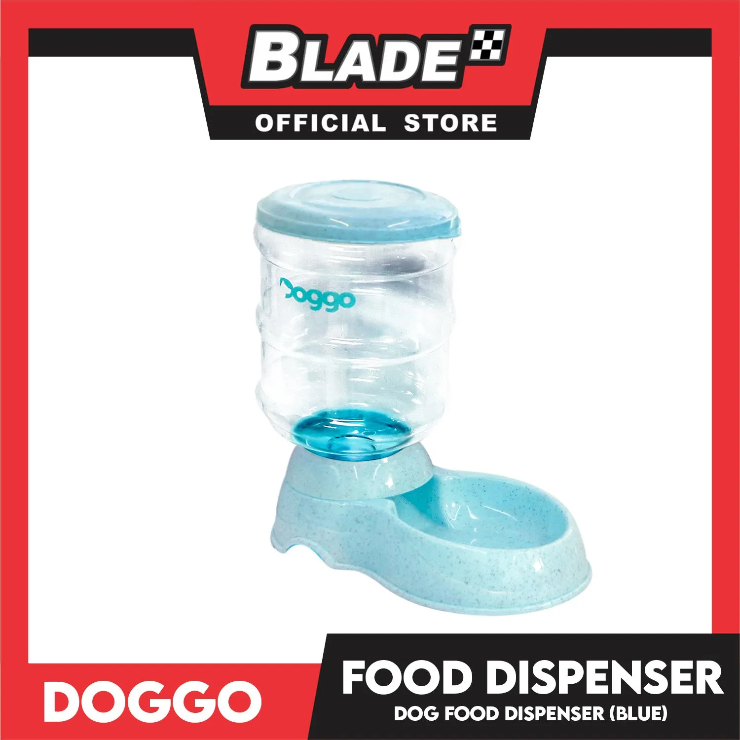 Doggo Dog Food Dispenser (Blue) Pet Feeder