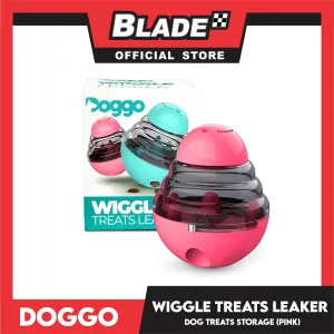 Doggo Dog Wiggle Treats Leaker (Pink) Storage Treats for Dog