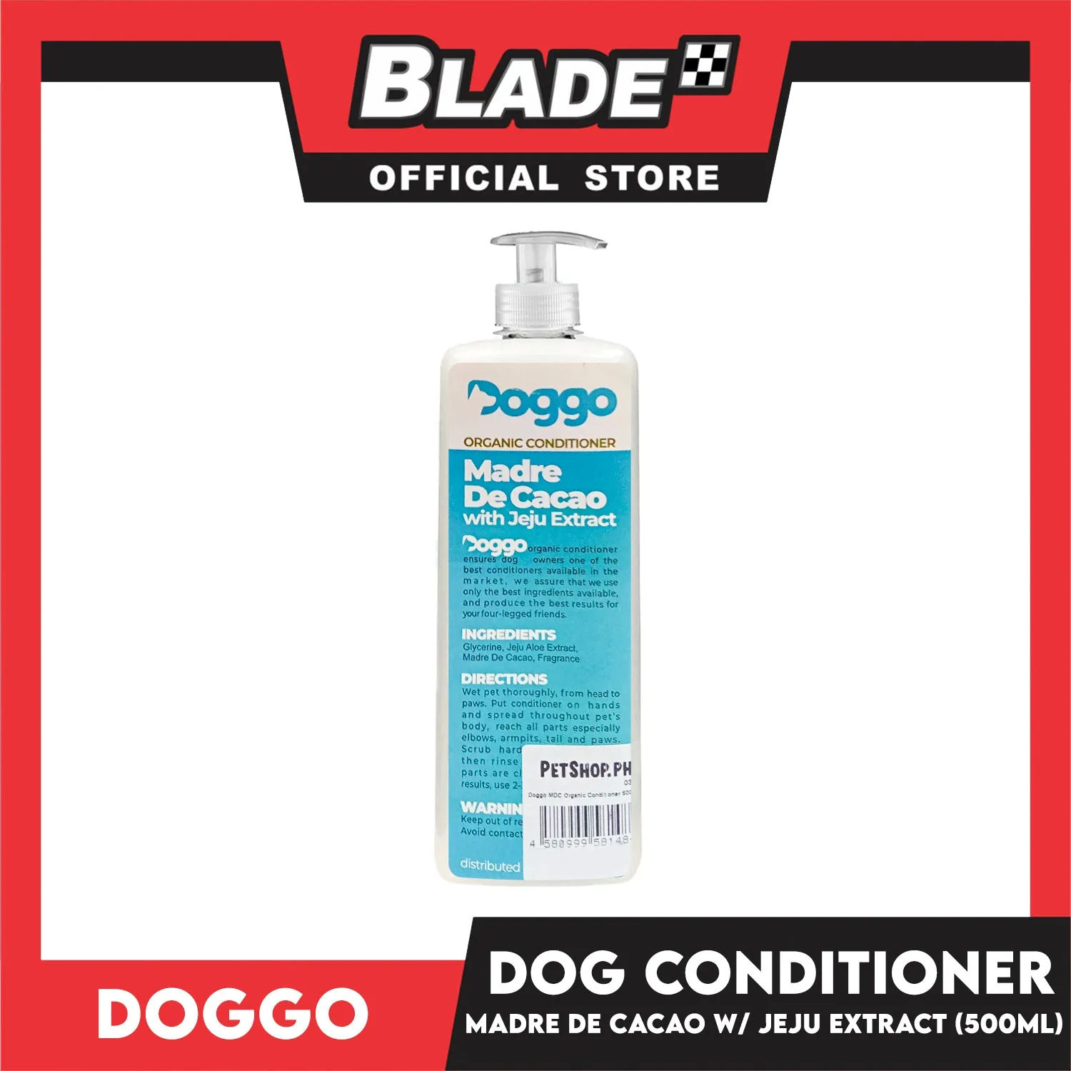 Doggo Organic Conditioner Madre De Cacao with Jeju Extract 500ml