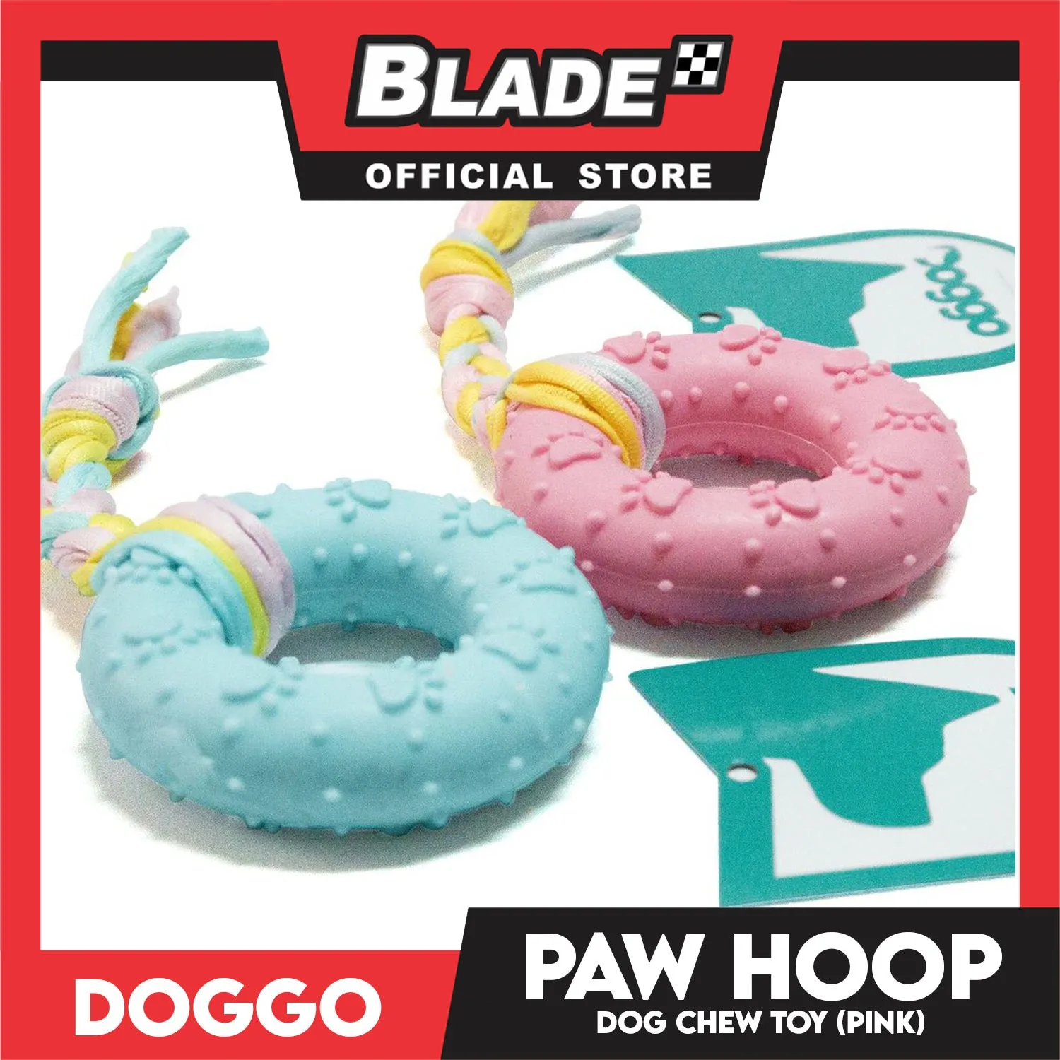 Doggo Paw Hoop (Pink) Toy for Dog