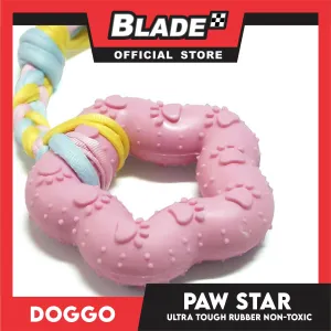 Doggo Paw Star (Pink) Ultra Tough Rubber Pet Toy