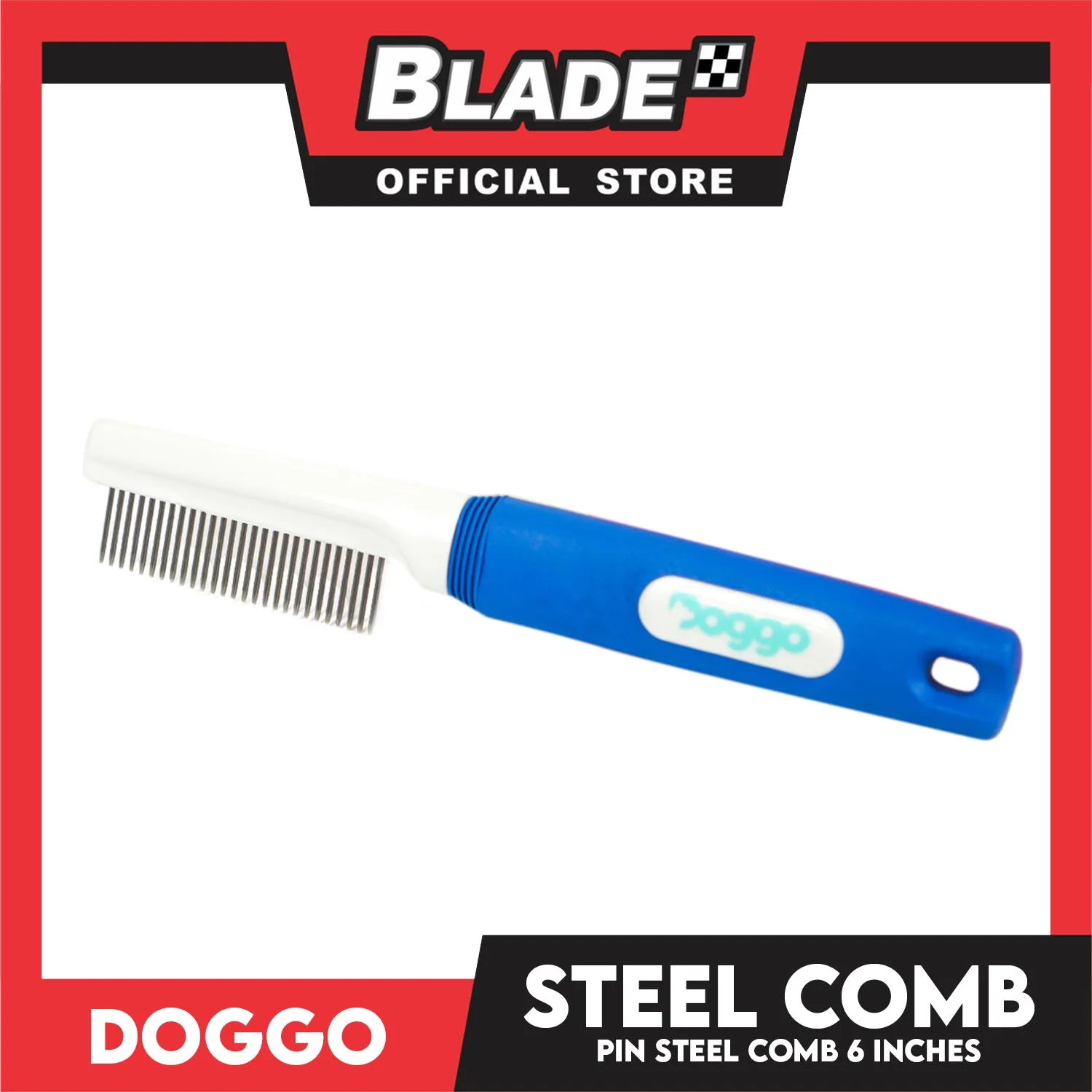 Doggo Pet Steel Comb 6 Inches