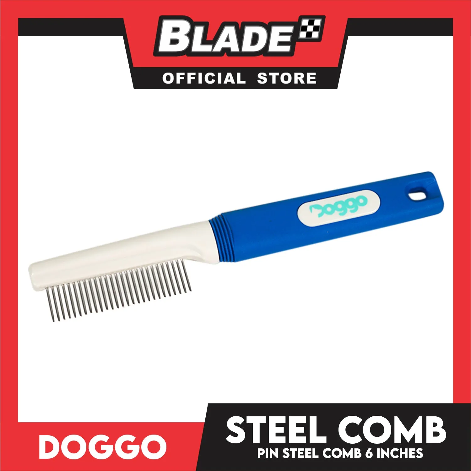 Doggo Pet Steel Comb 6 Inches
