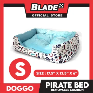 Doggo Pirate Bed (Small) Pet Sleeping Bed Dog Bed Pirate Theme