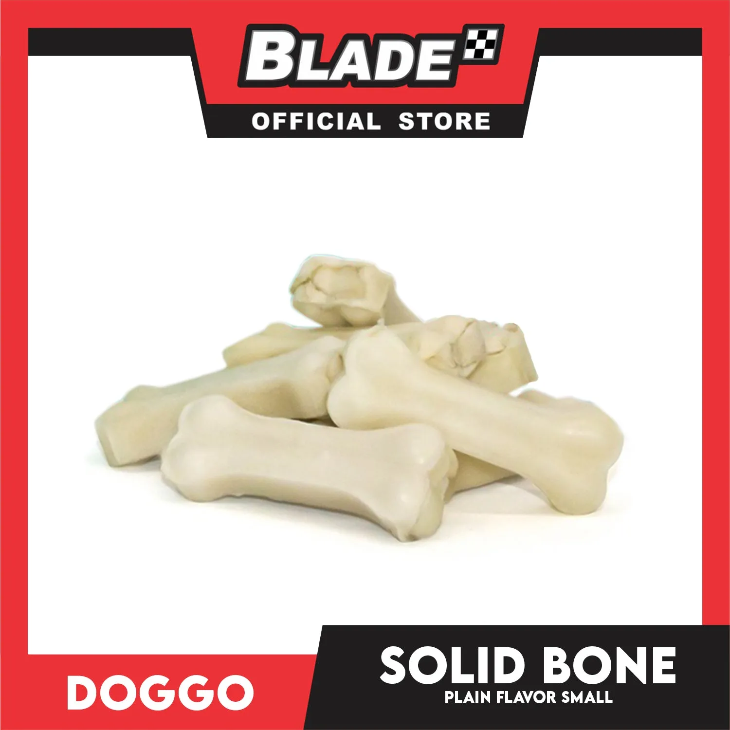 Doggo Premium Solid Bone Rawhide (Small) Chewable Treat for Your Dog