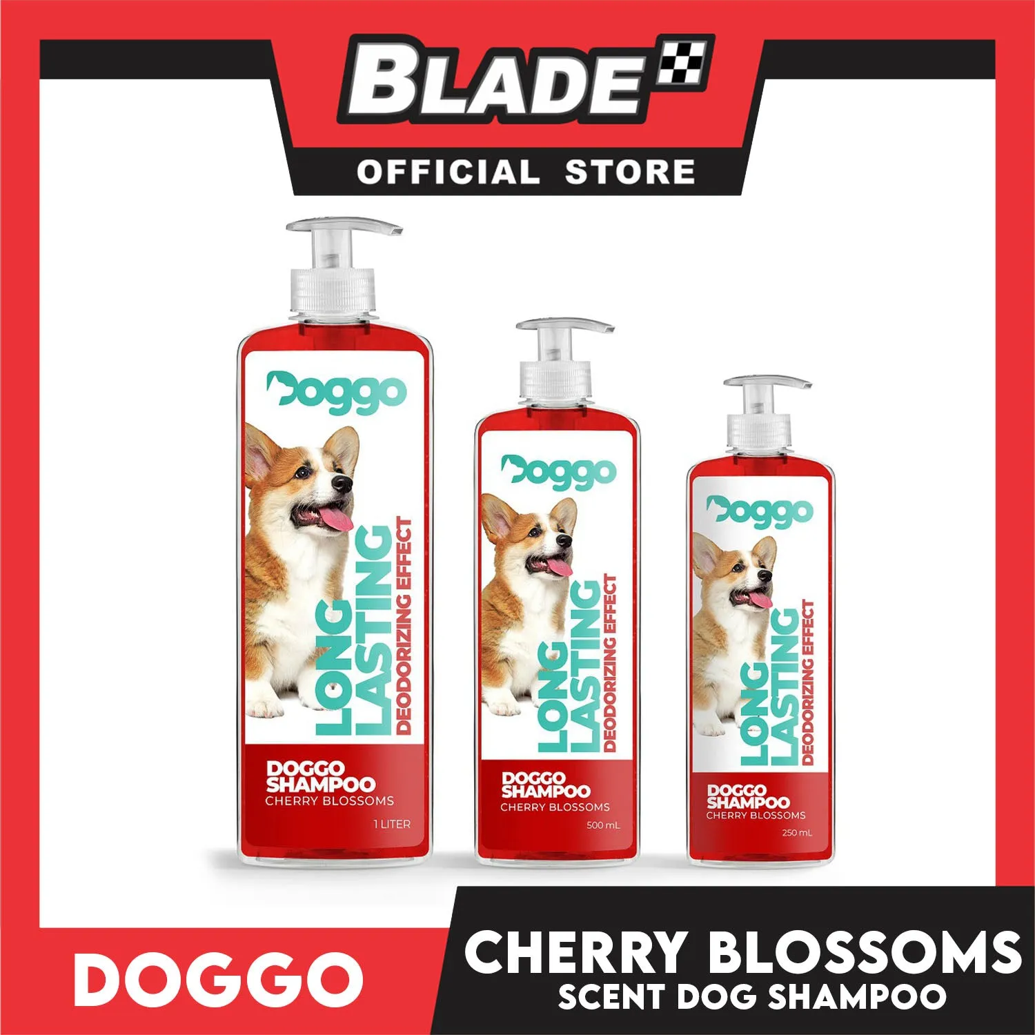 Doggo Shampoo Long Lasting Deodorizing Effect 250ml (Cherry Blossoms)