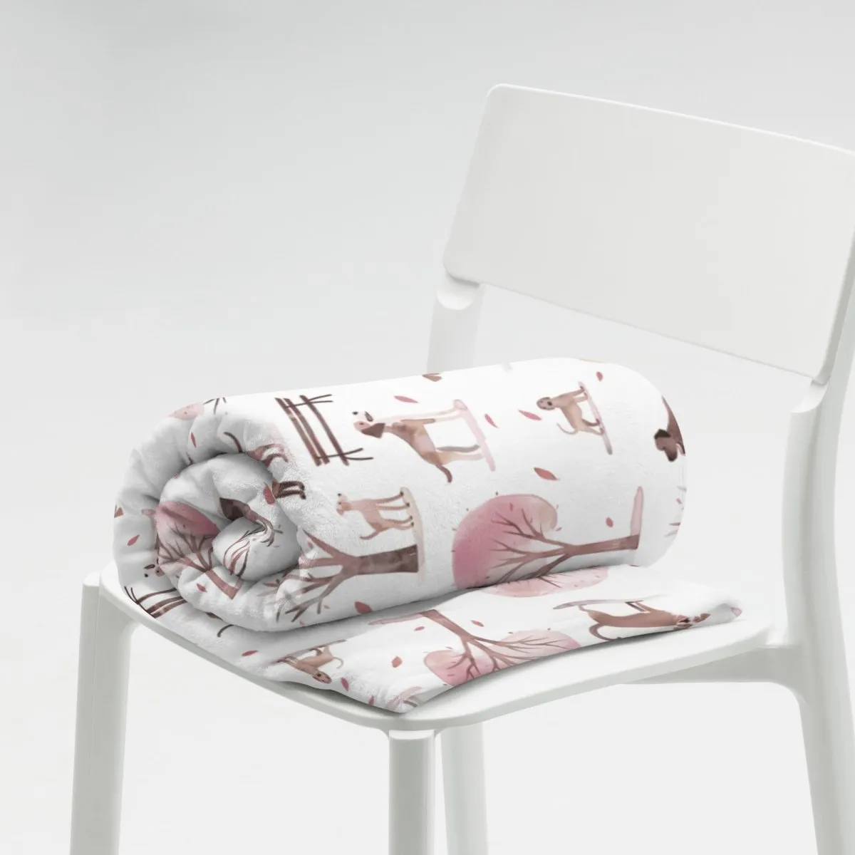 Dogs in the Park Throw Blanket