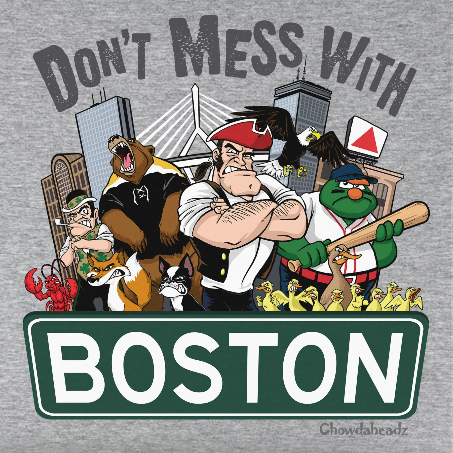 Don't Mess With Boston Youth Hoodie