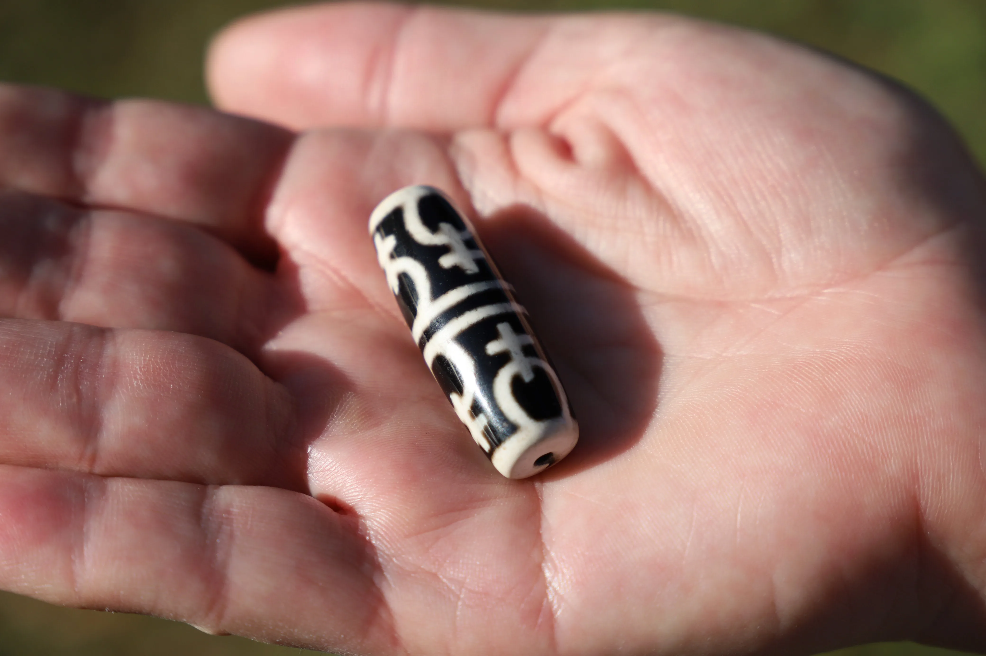 Dzi bead | Nectar Bottle