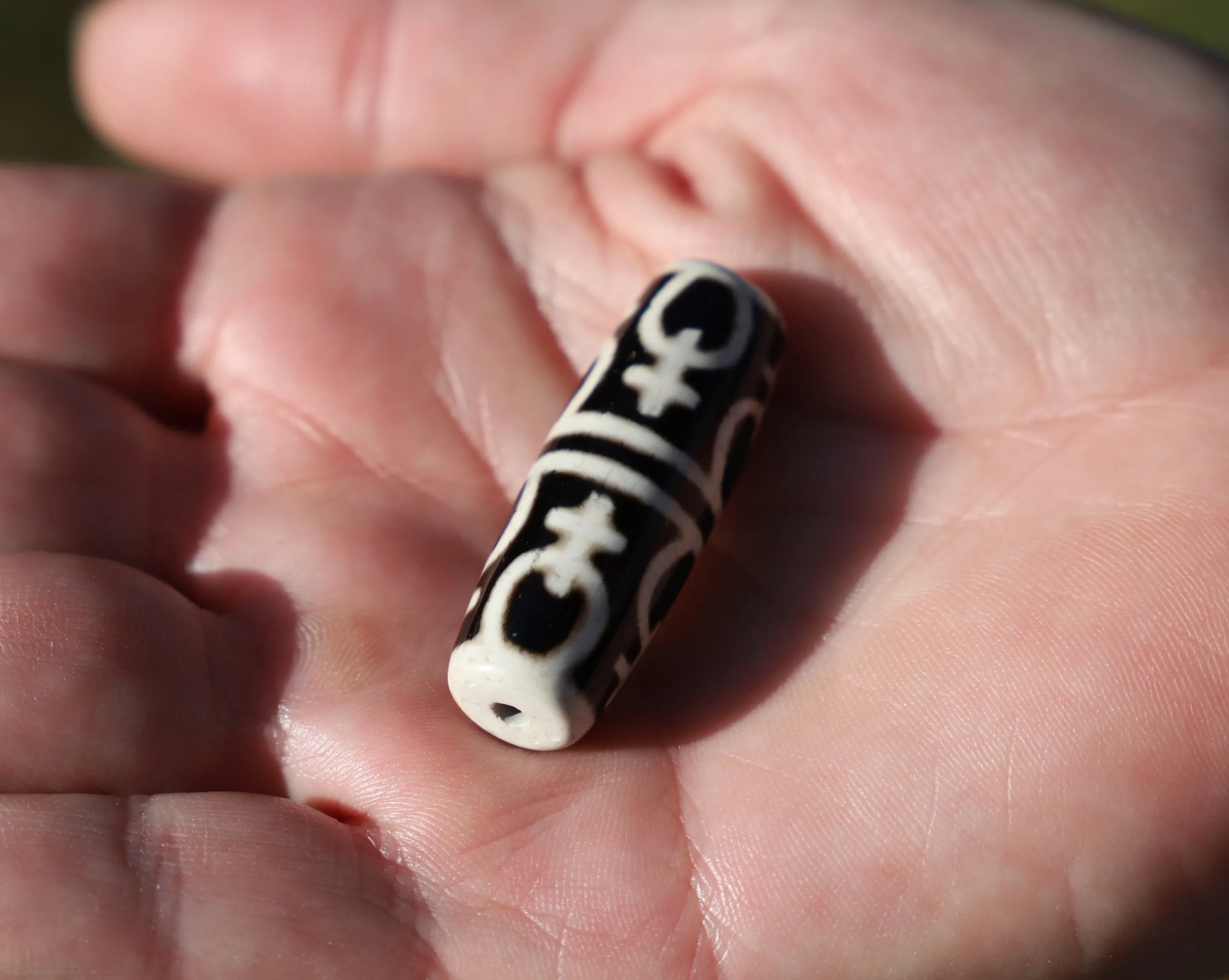 Dzi bead | Nectar Bottle