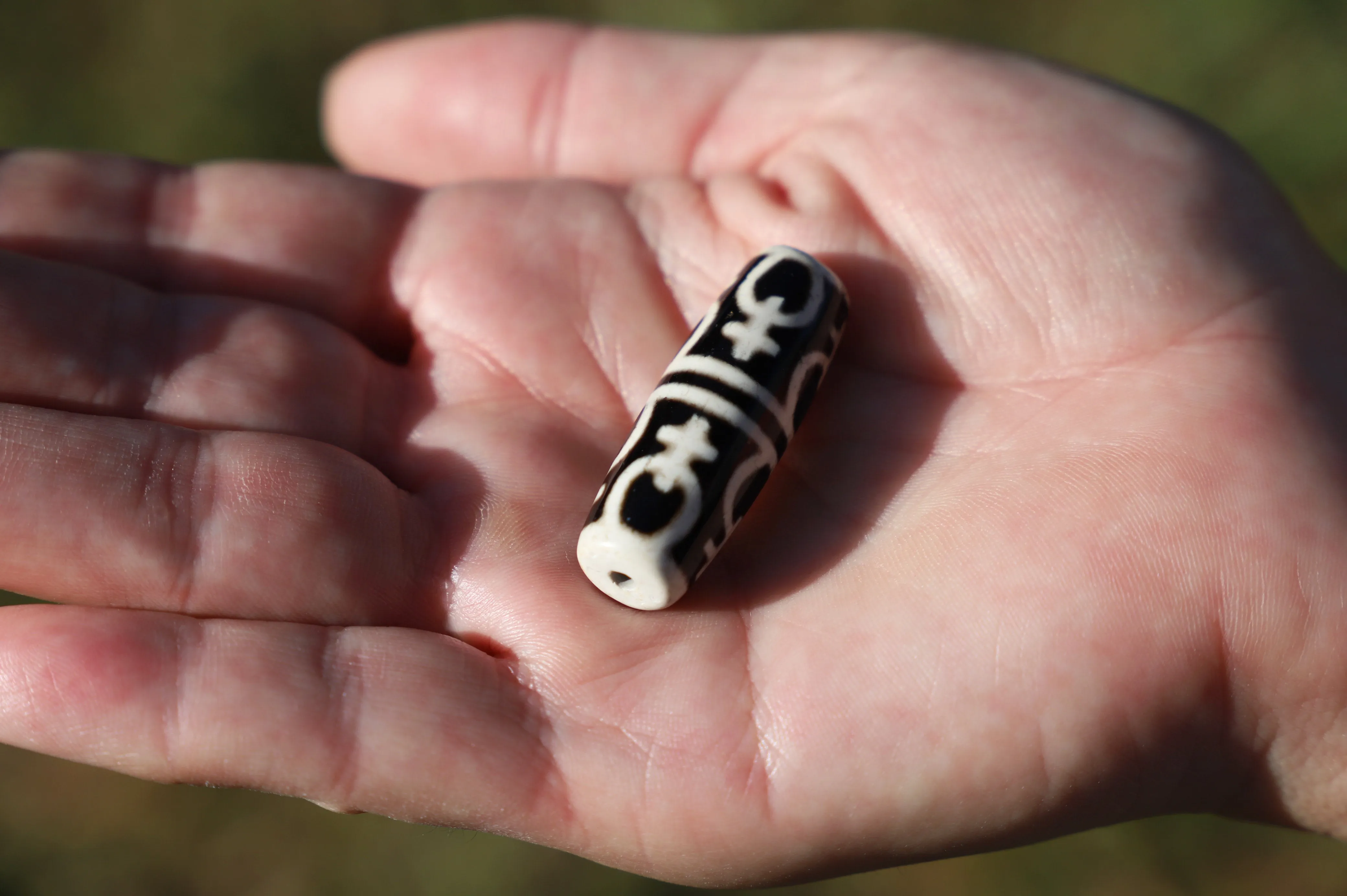 Dzi bead | Nectar Bottle
