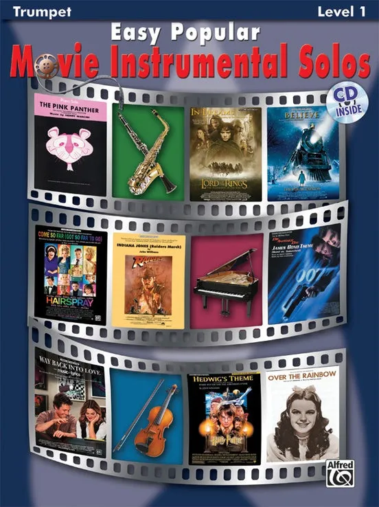 Easy Popular Movie Inst Solos - Trumpet