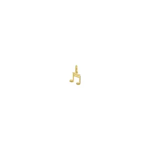 Eighth Musical Note Pendant (14K)